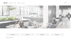 Desktop Screenshot of careers.accel.com